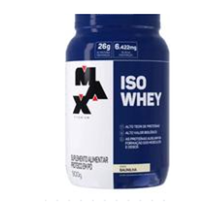 Iso Whey — Max Titanium na CSN Rocinha